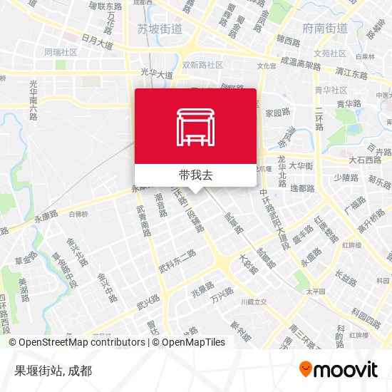 果堰街站地图
