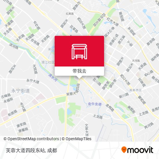 芙蓉大道四段东站地图