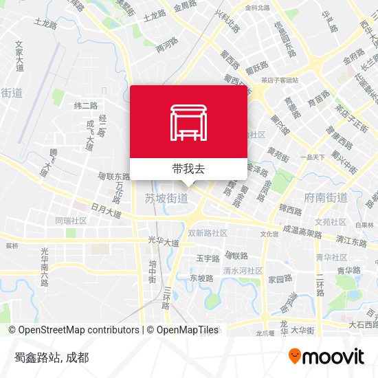 蜀鑫路站地图
