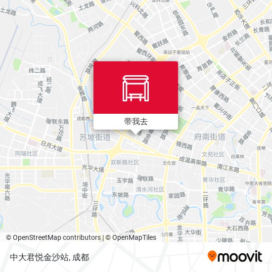中大君悦金沙站地图
