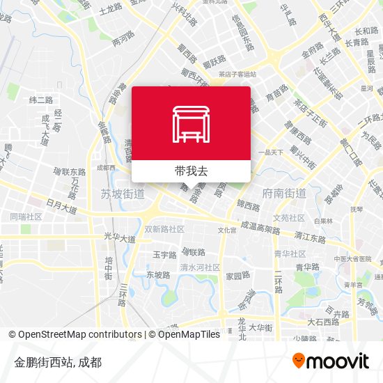 金鹏街西站地图