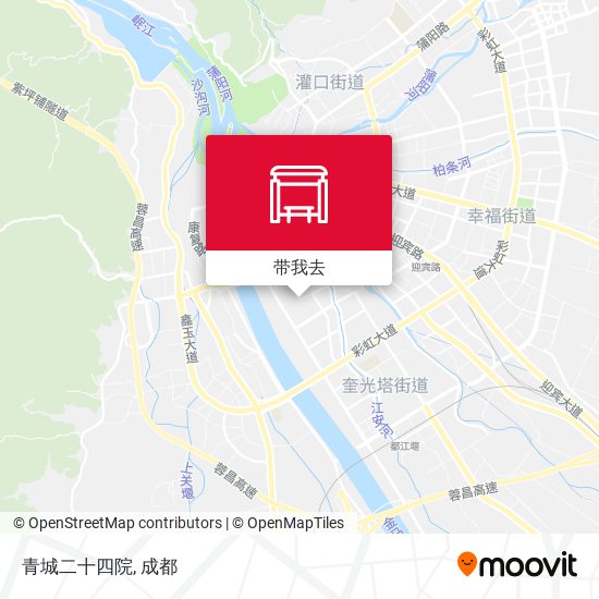 青城二十四院地图