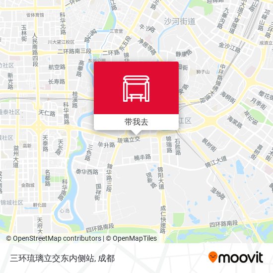 三环琉璃立交东内侧站地图