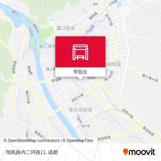 翔凤路内二环路口地图