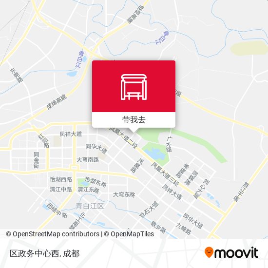 区政务中心西地图