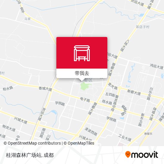 桂湖森林广场站地图