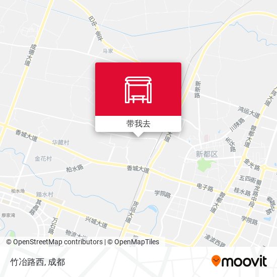 竹冶路西地图