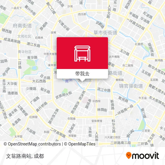 文翁路南站地图