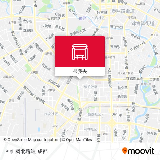 神仙树北路站地图