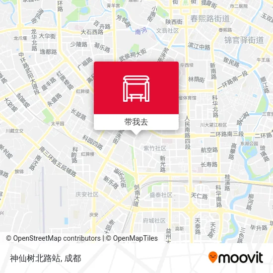 神仙树北路站地图