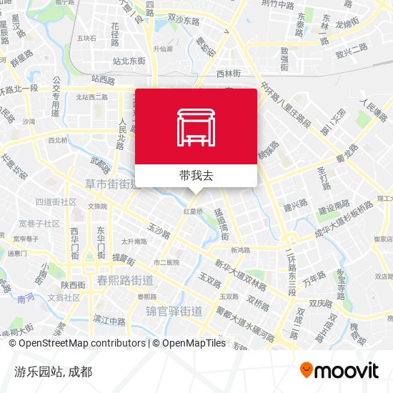 游乐园站地图