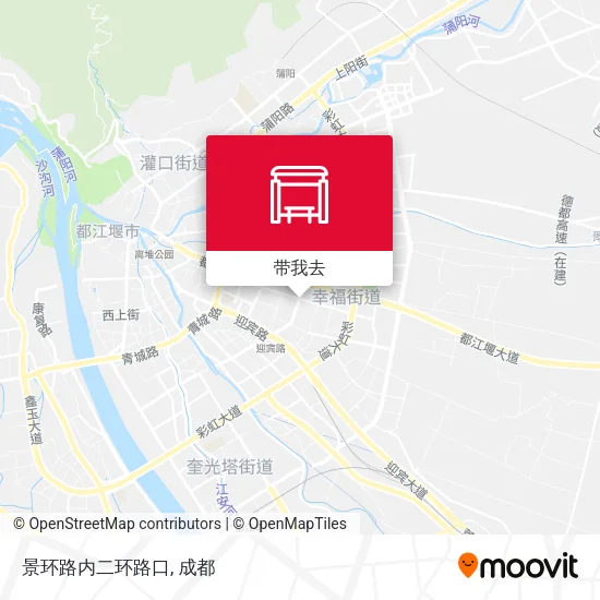 景环路内二环路口地图
