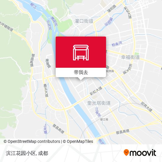 滨江花园小区地图