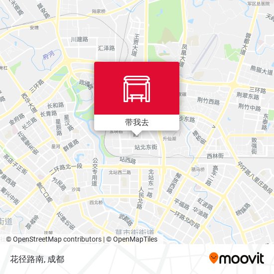 花径路南地图
