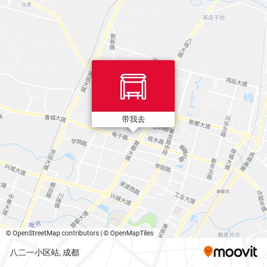八二一小区站地图