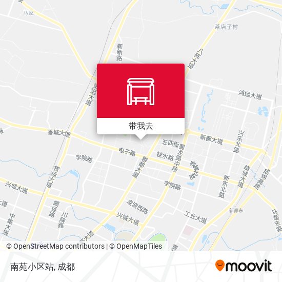 南苑小区站地图