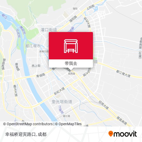 幸福桥迎宾路口地图