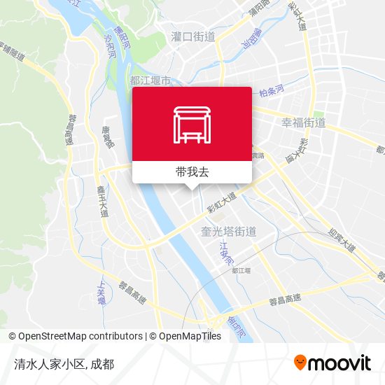 清水人家小区地图