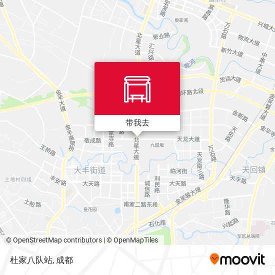 杜家八队站地图