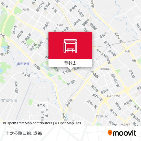 土龙公路口站地图
