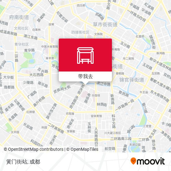 黉门街站地图
