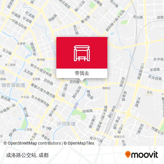 成洛路公交站地图