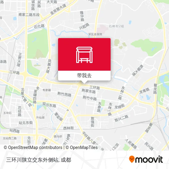 三环川陕立交东外侧站地图