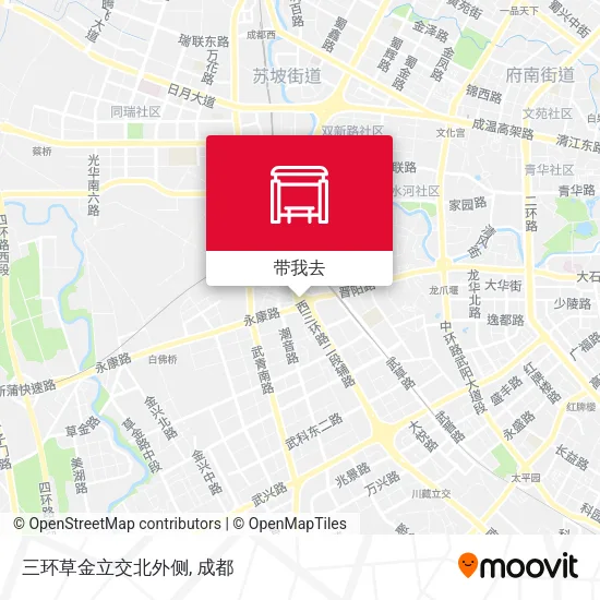 三环草金立交北外侧地图