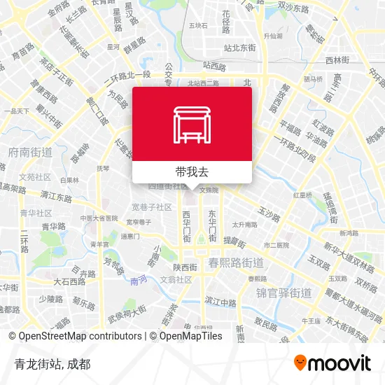 青龙街站地图