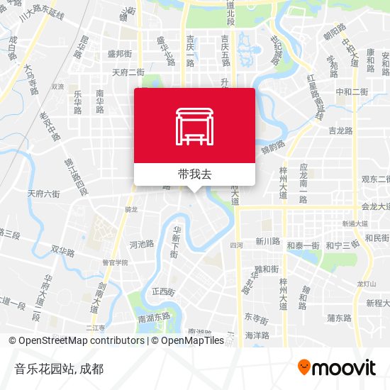 音乐花园站地图