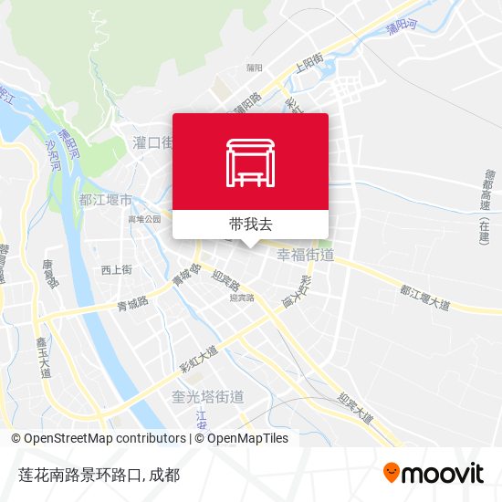 莲花南路景环路口地图