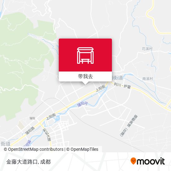 金藤大道路口地图