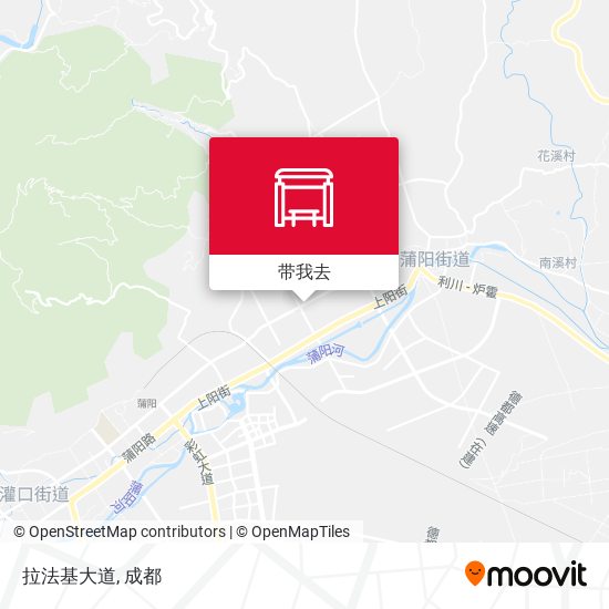 拉法基大道地图