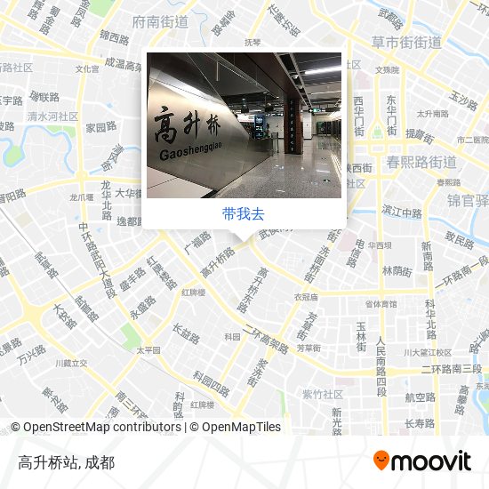 高升桥站地图