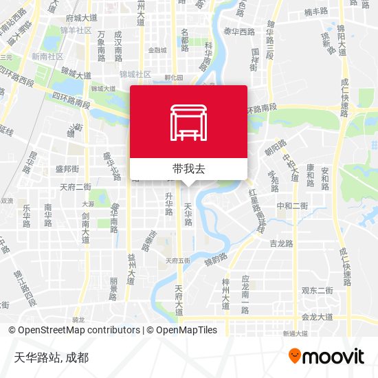 天华路站地图