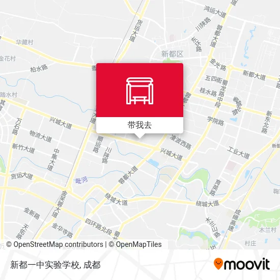 新都一中实验学校地图