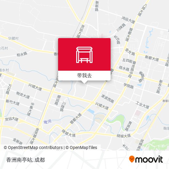 香洲南亭站地图