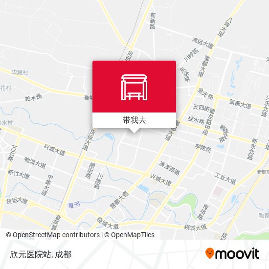 欣元医院站地图