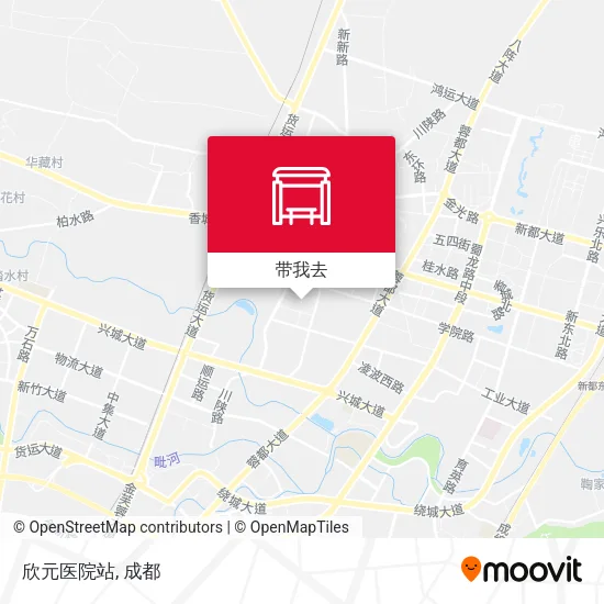 欣元医院站地图
