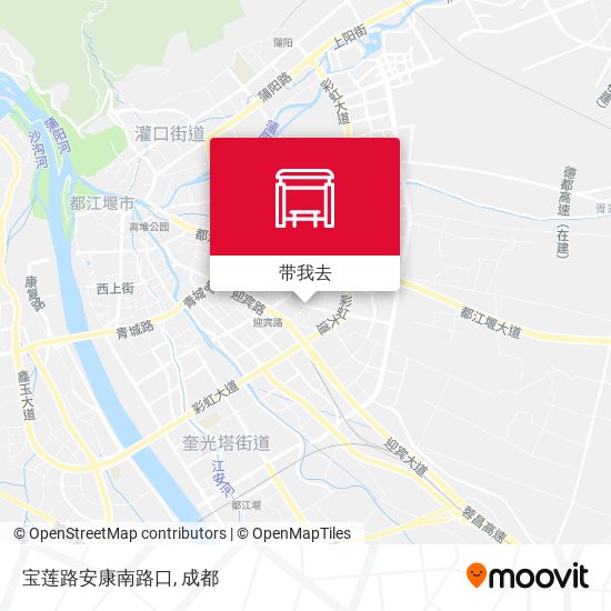 宝莲路安康南路口地图