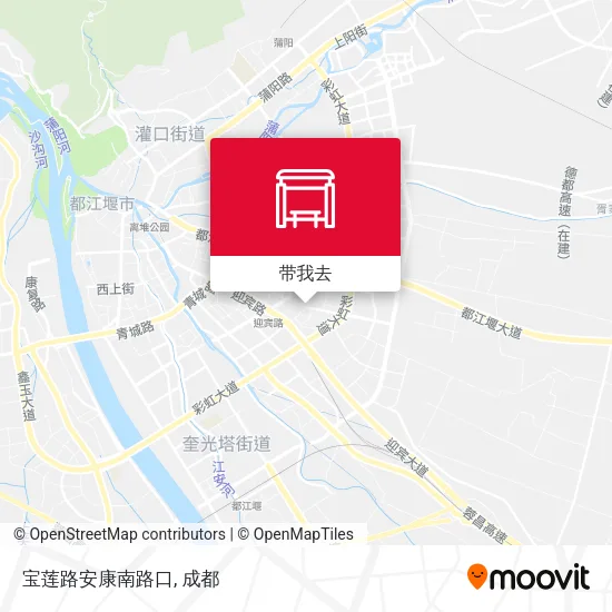 宝莲路安康南路口地图