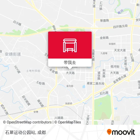 石犀运动公园站地图