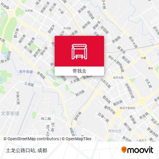 土龙公路口站地图