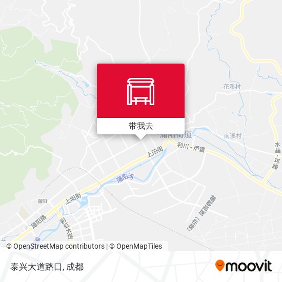 泰兴大道路口地图