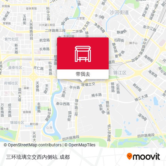 三环琉璃立交西内侧站地图