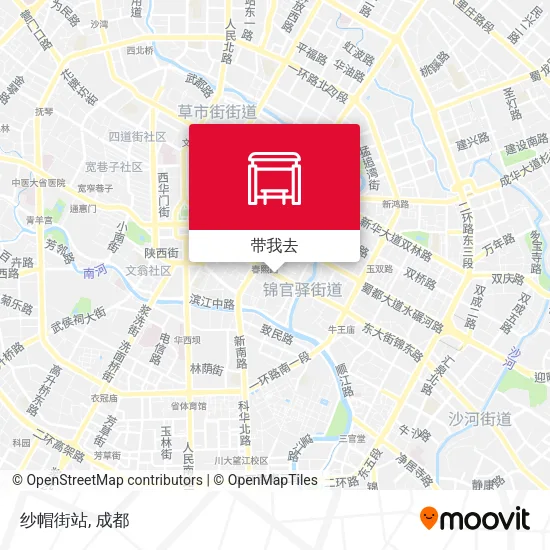 纱帽街站地图