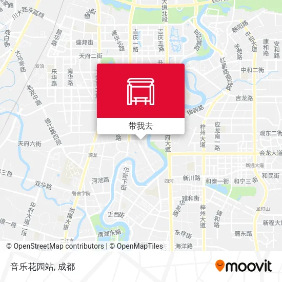 音乐花园站地图