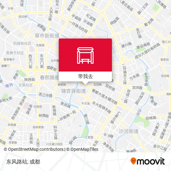 东风路站地图