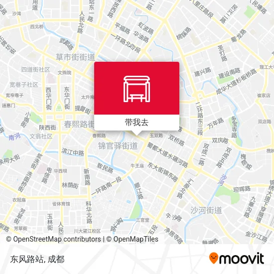 东风路站地图