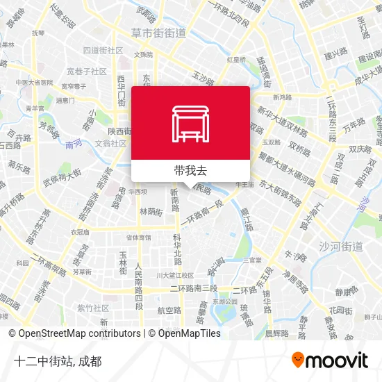 十二中街站地图